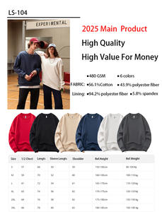 럭셔리 프랑스 테리 코튼 스웻셔츠 430 Gsm 헤비급 통기성 모의 목 디자인 겨울 맞춤 로고-의류에서 - Product Image 4