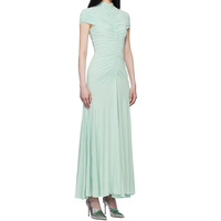 Robe de soirée d'été élégante de luxe à taille plissée, style frais et raffiné, robe longue de club OEM