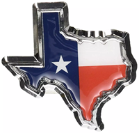 Autocollants 3D pour voiture, emblèmes de porte, d'aile latérale, de capot arrière et plaques signalétiques, édition drapeau de l'État du Texas, pour Silverado Ram