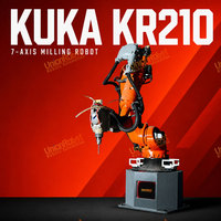 Robot de sculpture sur pierre KUKA KR210, robot CNC 7 axes pour la gravure sur marbre et granit