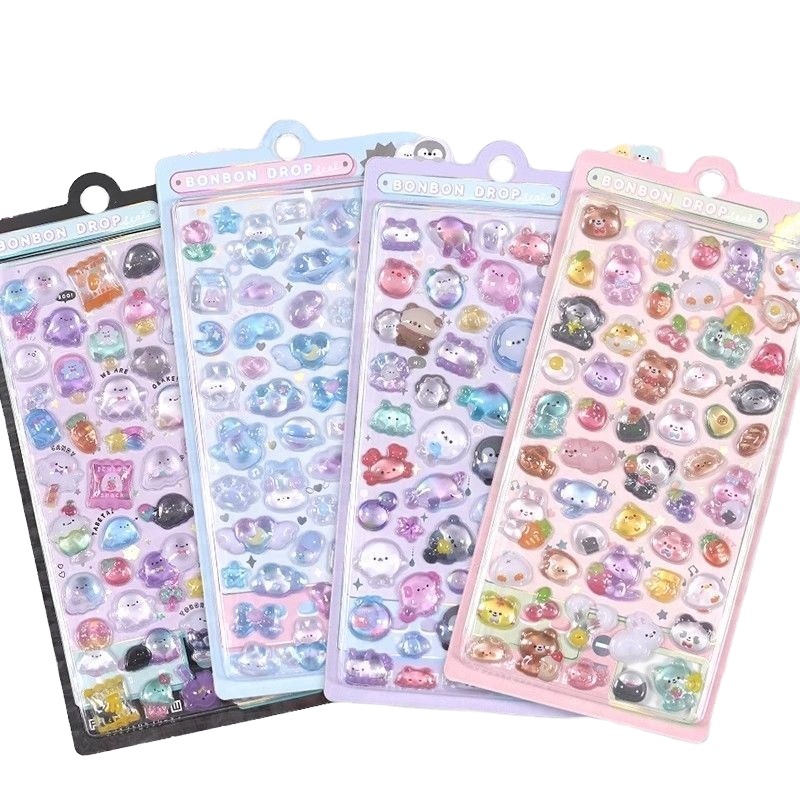 Cute Clear Crystal 3D Animal Cartoon