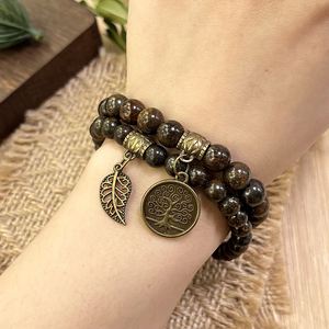 Pulsera de Piedra Natural con Cuentas de Vidrio Coloridas, Estimulante de Confianza, Recomendada, con Plan de Precios por Niveles - Product Image 2