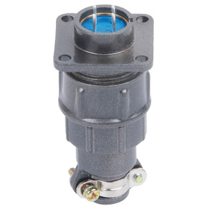 Connecteur circulaire CX16 avec prise, boîtier en plastique IP66, mise à la terre standard pour usage aéronautique - Product Image 1