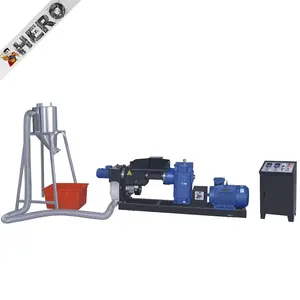 HERO 100-500KG Double stage waste plastic recycling plastic granulation machine Large capacity cost of plastic pellet machine
