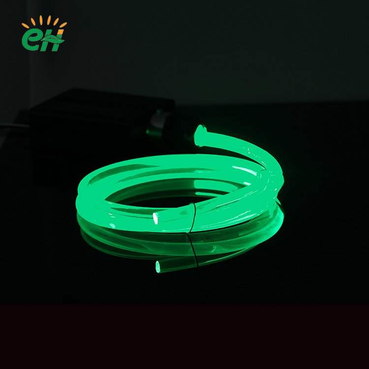 20m Light Transmission Distance Side Glow Led Fiber Optic Light for Hotel Bar Waterfall Curtain Mat Mine Airport Safety Lighting