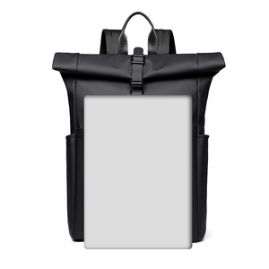 Mochila Casual para Hombre, Moderna, con Borde Enrollado, Expandible, Impermeable, para Trabajo, Viajes y Computadora - Product Image 6