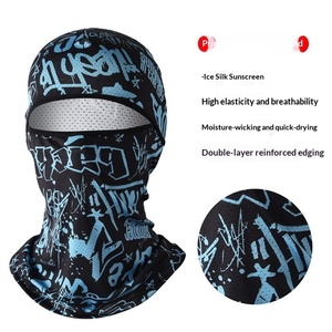 Masque de cyclisme respirant en fibre de polyester anti-UV et anti-poussière pour moto et activités de plein air, protection du cou et du visage, collection Printemps 2026 - Product Image 3