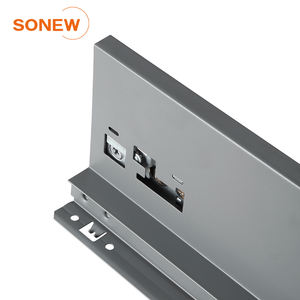 Sistema de Gavetas Deslizantes de Parede Dupla SONEW para Cozinha Moderna com Trilhos de 167mm e Fechamento Suave - Product Image 1