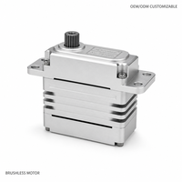 Servomoteurs à vendre XQ-POWER XQ-S9100D 110KG 12V Servomoteur sans balais avec engrenages en acier inoxydable, étanche, pour robot
