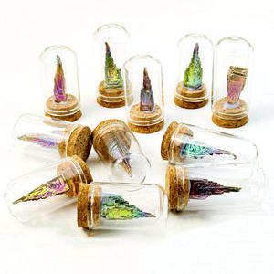 للبيع بالجملة زجاجة عينة من حجر الكريستال البزموت الخام على طراز فنغ شوي لهدايا العطلات - Product Image 1