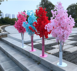 1.5M 5 pieds de hauteur cerisier printemps fleur de pêche arbre fleur <span class=keywords><strong>colonne</strong></span> romaine route citée pour le centre commercial de mariage accessoires ouverts décoration de mariage - Product Image 2