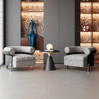 Fauteuil de réception léger et luxueux pour bureau, salon de thé, club-house, salle d'exposition, salle de discussion