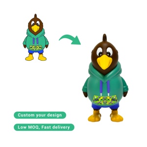 Figura de Animal de Dibujos Animados de PVC Suave 2D a 3D Personalizada ODM/OEM, <span class=keywords><strong>Escala</strong></span> 1:18, Juguete Coleccionable de Diseño para Mayores de 14 Años - Product Image 1