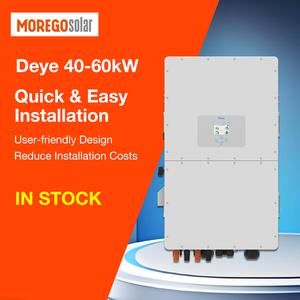 Sistema Solar Híbrido Trifásico Deye <span class=keywords><strong>de</strong></span> Moregosolar, Inversor <span class=keywords><strong>de</strong></span> 40kW, 50kW, 60kW para Suministro <span class=keywords><strong>de</strong></span> Energía Residencial - Product Image 1