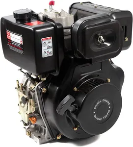 ENGINE-D186FA 디젤 엔진 4 치기 경운기 관개 기계 수도 펌프를 위한 단 하나 실린더 연료 수직 디젤 엔진