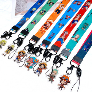 Nueva Correa para Teléfono Móvil de One Piece, Pulsera del Anime Japonés Luffy, Llavero, Cadena Larga para el Cuello e Insignia - Product Image 2