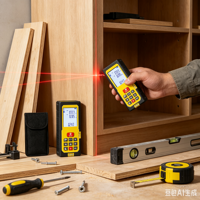 Télémètre laser infrarouge portatif, ruban à mesurer électronique pour la mesure intérieure des maisons
