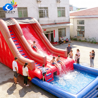 Toboggans aquatiques gonflables, prix d'usine, toboggans aquatiques gonflables personnalisés, longs toboggans gonflables pour adultes