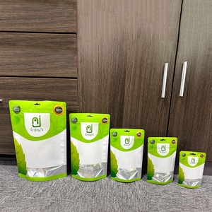 <strong>Custom</strong> Special Shaped <strong>Small</strong> 3.5g Resealable Ziplock Seal Bags Matte Finish Food Smellproof Edible Jelly Cakes Plastic Packaging - Product Image 2