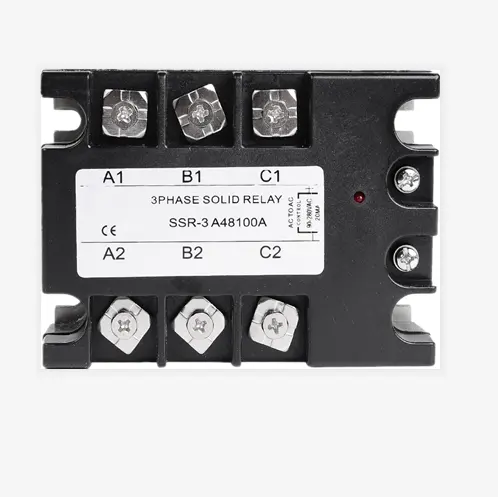 100A AC สามเฟส 3 เฟส SSR Solid State Relay