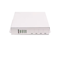 Multiplexeur PCM 8 canaux Plug-and-Play, aucune configuration nécessaire, 8 ports RJ11, émetteurs-récepteurs optiques à fibre optique, récepteur optique pour VoIP