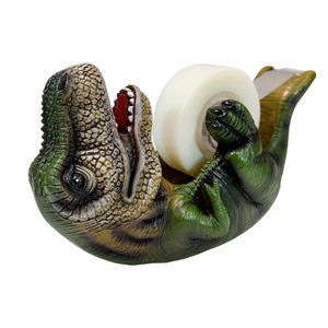 Shunxu dinosaure résine ruban distributeur titulaire drôle bureau organisateur bureau décor fournisseur en gros - Product Image 3