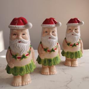 แก้วเซรามิกทำมือเพ้นท์ลายด้วยมือ พร้อมฝาปิด แก้วเทศกาลคริสต์มาส แก้วซานตาคลอส แก้วทิกิ แก้วค็อกเทล - Product Image 2