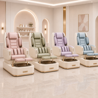 Mobilier de salon de manucure - Fauteuil de massage et bain de pieds de luxe avec siège réglable