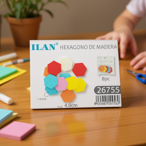 Ilan 4.0cm 8 pezzi Multicolore - Product Image 3