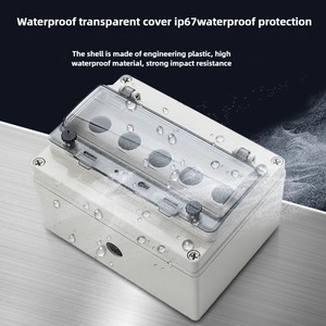 Ngoài trời không thấm nước chống bụi Tự đặt lại hộp điều khiển bắt đầu dừng thiết lập lại dừng khẩn cấp Nút nhấn công tắc nút chống bụi - Product Image 4