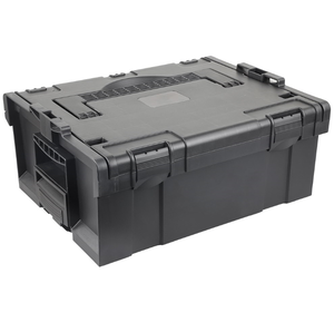 Caja de Herramientas Apilable DF EDS PLES con Ruedas, Carro de Seguridad de Plástico Rígido, Caja de Herramientas Rodante Impermeable de Plástico Rígido, Caja de Herramientas de Alta Resistencia - Product Image 1