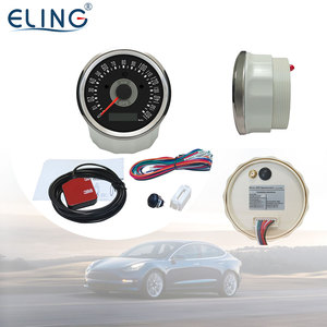 ELING 85mm (3 3/8 '') velocímetro GPS odómetro 150 <span class=keywords><strong>160</strong></span> <span class=keywords><strong>MPH</strong></span> 200 <span class=keywords><strong>km</strong></span>/h para barco Auto Racing motocicleta 12 voltios 24V con señales de giro - Product Image 6