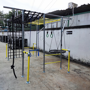 Accessoires <span class=keywords><strong>de</strong></span> tuyauterie galvanisés, station <span class=keywords><strong>de</strong></span> traction autoportante, rack à squats, obstacle <span class=keywords><strong>de</strong></span> combat ninja artisanal pour la cour, <span class=keywords><strong>barre</strong></span> <span class=keywords><strong>de</strong></span> singe - Product Image 6