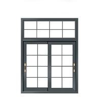 Portes coulissantes verticales en aluminium insonorisées, certifiées Energy Star, avec stores pour toits de maisons 36x48, Guangzhou Triple