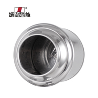 Boîte à thé ronde en acier inoxydable Zhenneng 250g, vente chaude, boîte à thé en métal de haute qualité, pot à thé en acier inoxydable