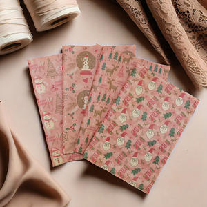 אמנות ורוד אמנות חג המולד נייר אריזת יער ולנטיין מתנה קישוט נייר עטיפה נייר עטיפה - Product Image 6