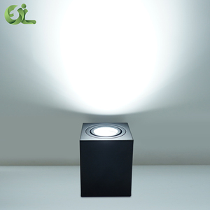 Plafonnier carré moderne GU10/5.3 LED monté en surface Design industriel Style <span class=keywords><strong>Spot</strong></span> carré Downlight lampe corps en fer - Product Image 2