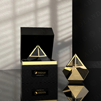 Flacon de parfum en verre de luxe personnalisé 100 ml, flacons de parfum uniques, flacon de parfum vide avec boîte