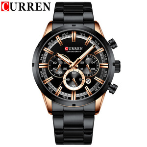 CURREN <span class=keywords><strong>orologi</strong></span> 8355 uomini Relogio Masculino moda <span class=keywords><strong>uomo</strong></span> con in acciaio inox Top Brand <span class=keywords><strong>di</strong></span> lusso sport cronografo orologio al quarzo - Product Image 2