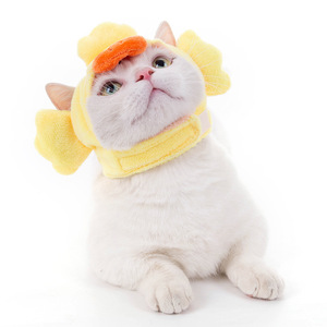 Gato <span class=keywords><strong>de</strong></span> dibujos animados estampado mascota sombrero invierno peluche Navidad Halloween disfraces perro y gatito sombreros vestir Accesorios - Product Image 3