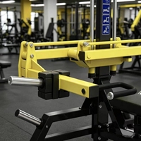 Machine de musculation 3-en-1 pour press à la poitrine, banc d'entraînement horizontal réglable, équipement de fitness commercial, cadre en acier 1.6T Meridian