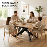 Table de cuisine rectangulaire peu encombrante avec pieds croisés en métal robuste et finition imitation bois, acceptant les personnalisations dans tous les styles