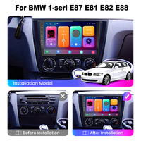 Autoradio 2Din Android Octa Core Autoradio DVD GPS Navigation Player Multimédia Android Auto Carplay Pour BMW 1-seri E87 E81 E82