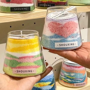 ทรายสีสำหรับงานศิลปะ DIY เทียนหอม ทรายขี้ผึ้ง ผงทราย อุปกรณ์งานฝีมือสร้างสรรค์ สำหรับทำเทียนหอม - Product Image 1
