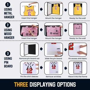 Vitrine pour maillot de sport, boîte à maillot, présentoir mural pour baseball, basketball, football - Product Image 6