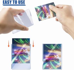 Wholesale Clear Plastic Holders UV Protection Rigid <b>Card</b> Sleeves for Baseball Sports <b>Cards</b> - Product Image 3