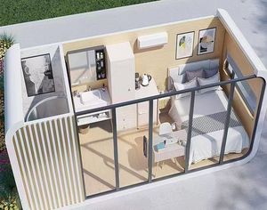 YINGRUI 20ft 40ft apple Cabine pour Bureau Boutique Maison Préfabriquée apple Pod Space Capsule - Product Image 2