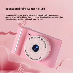 Mini appareil photo numérique pour enfants, idéal pour les <span class=keywords><strong>d</strong></span>ébutants, capteur CMOS, zoom optique 10x, écran 2,0 pouces, vidéo HD, vente en gros - Product Image 2