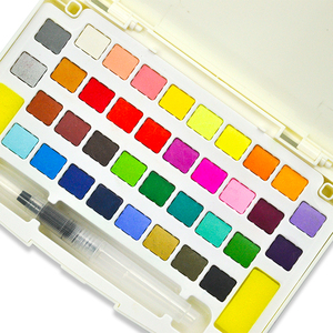Ensemble de <span class=keywords><strong>peinture</strong></span> à l'eau <span class=keywords><strong>gouache</strong></span> 36 couleurs de haute qualité pour l'art et la créativité - Product Image 4