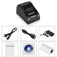 Impresora Térmica de Recibos POS USB de 58 mm, Precio Económico en China, Impresión de Códigos de Barras, Controlador Linux, FCC
